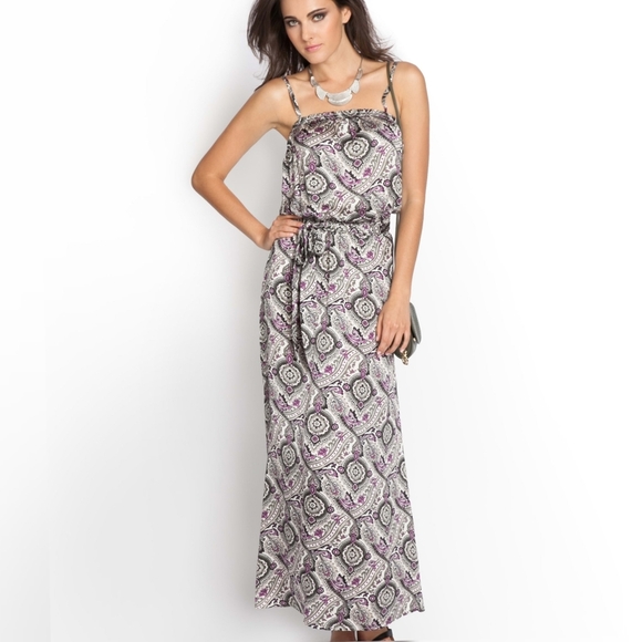 NEW GUESS Summer Paisley-Printed Dress SZ M - Picture 1 of 6
